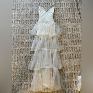 Lucy in the Sky Cream Maxi Dress